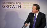 Premier Cameron will mit Unternehmen und Wissenschaft den Hunger bekämpfen (Foto: Number 10/flickr) Cameron