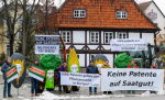 Protest gegen KWS-Patente im Dezember 2022 (Foto: Falk Heller) KWS