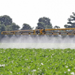 Glyphosatregen (Foto: Chafer Machinery/Flickr.com) Spraying