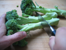 Auch patentiert: der geköpfte Brokkoli (Foto: Cookthinker/flickr) Brokkoli