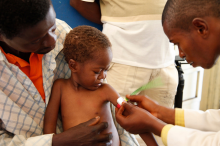 Malnutrition check (Photo: Russell Watkins/DFID) Child